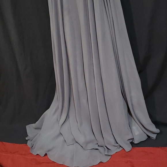 FORMAL Long Dress with Train Woman Size M - Picture 2 of 11